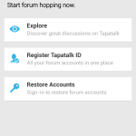 Tapatalk pro 1