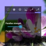 Настраиваем чувствительность гироскопа в настройках Nature Live: Spring Flowers XL