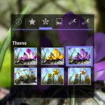 Выбор цветка в настройках Nature Live: Spring Flowers XL