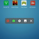 Главное плавающие окно программы для записи видео с экрана планшета