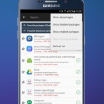 Пакетное отключение сервисов Самсунг